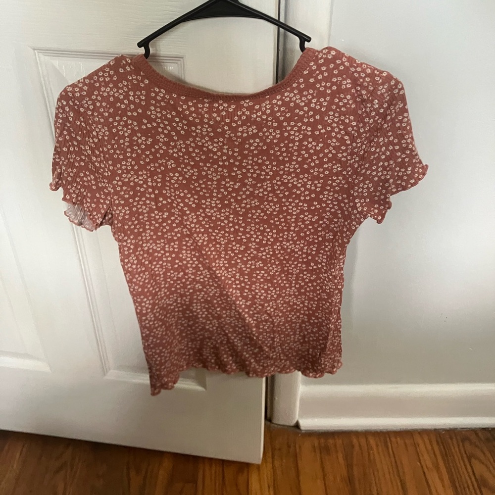 SO Soft Pink Ribbed Top M - Picture 2 of 4